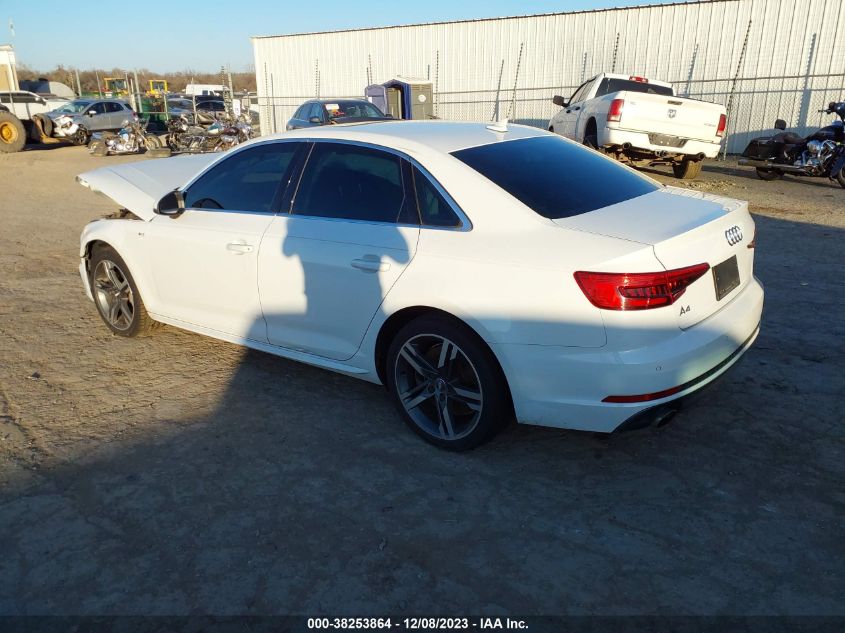 2017 AUDI A4 2.0T PREMIUM - WAULNAF47HN007666