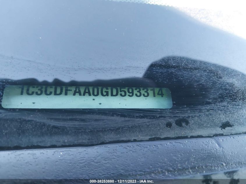 2016 DODGE DART SE - 1C3CDFAA0GD593314