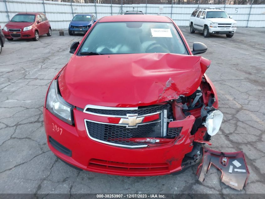 2014 CHEVROLET CRUZE LS AUTO - 1G1PA5SH3E7212734