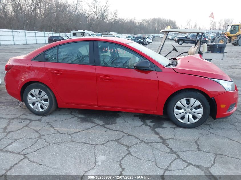 2014 CHEVROLET CRUZE LS AUTO - 1G1PA5SH3E7212734