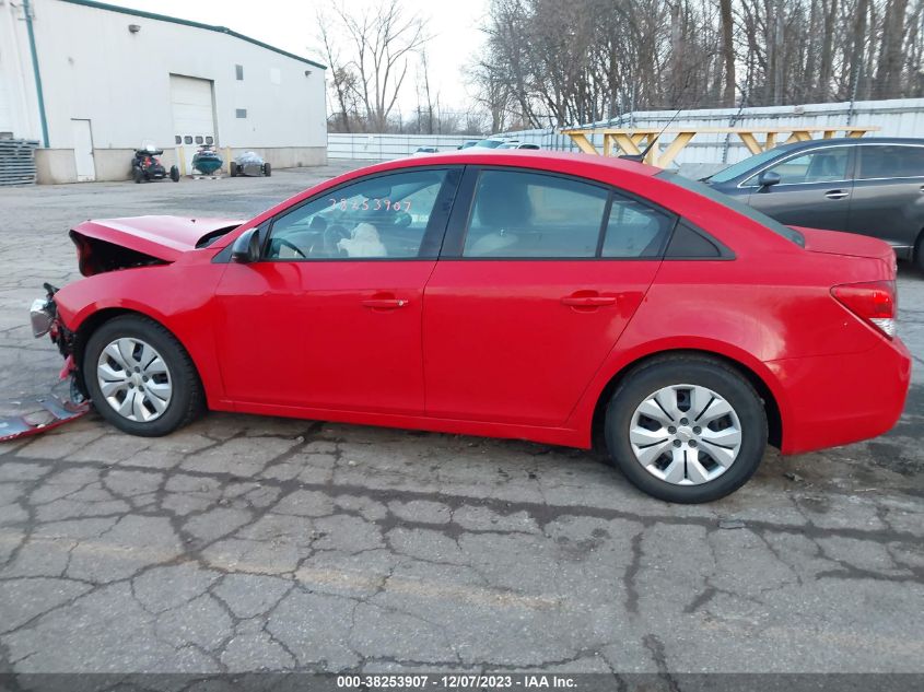2014 CHEVROLET CRUZE LS AUTO - 1G1PA5SH3E7212734