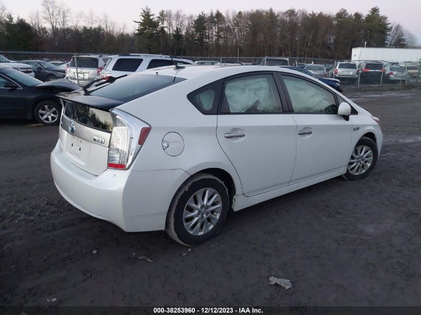 JTDKN3DP3E3049587 | 2014 TOYOTA PRIUS PLUG-IN