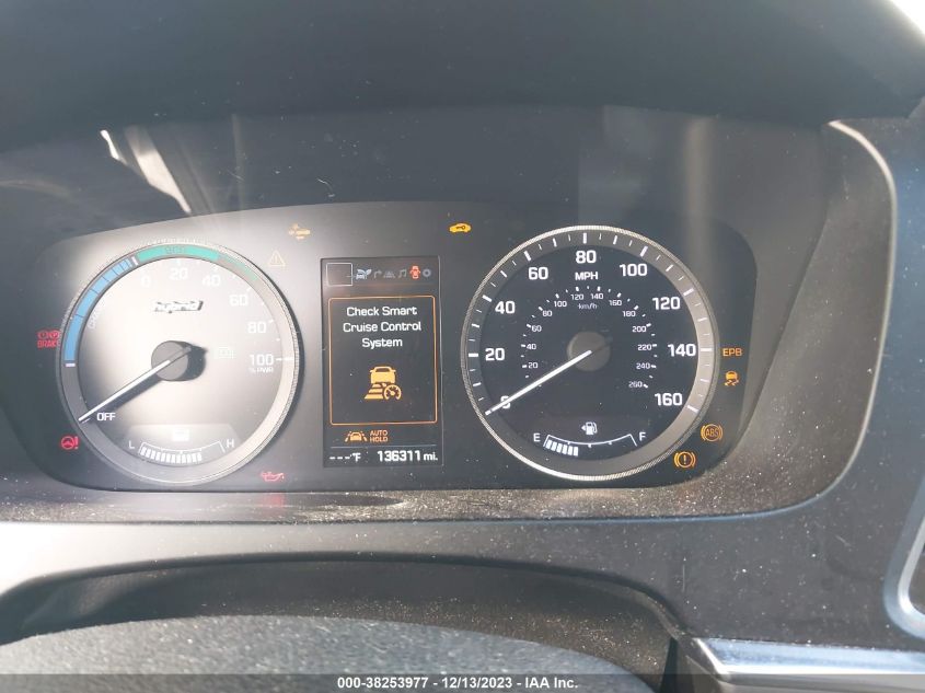 2016 HYUNDAI SONATA HYBRID LIMITED - KMHE34L11GA023313