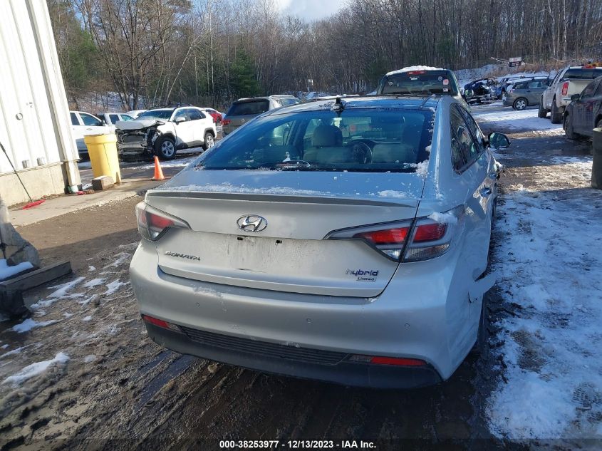 2016 HYUNDAI SONATA HYBRID LIMITED - KMHE34L11GA023313