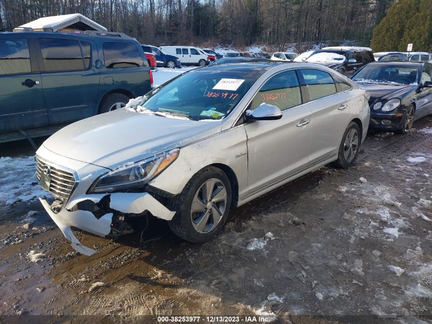 2016 HYUNDAI SONATA HYBRID LIMITED - KMHE34L11GA023313