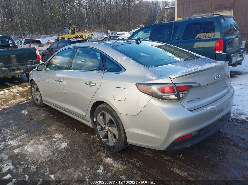 2016 HYUNDAI SONATA HYBRID LIMITED - KMHE34L11GA023313