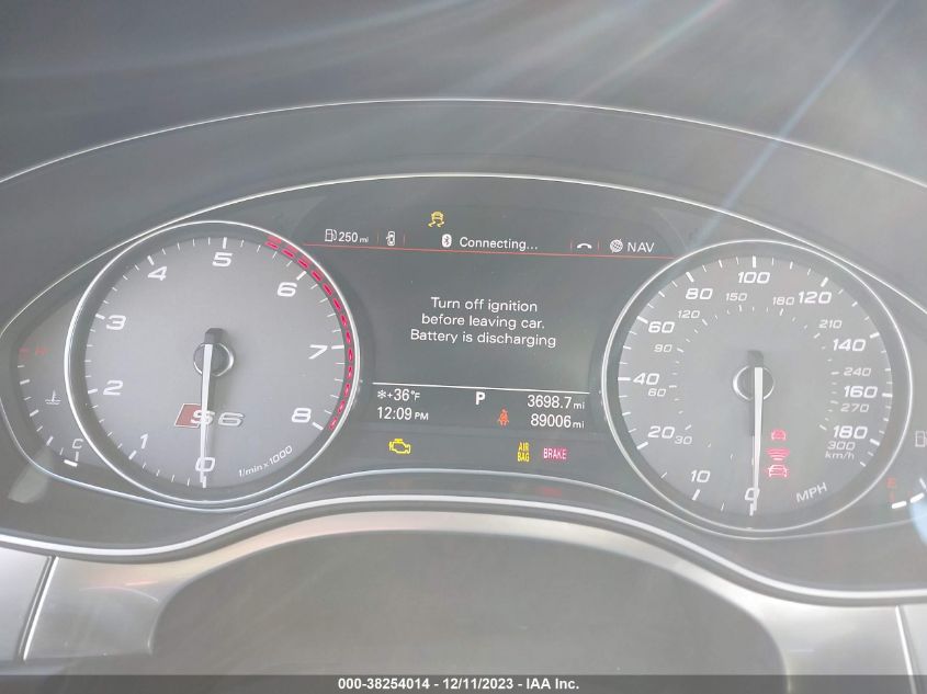 2015 AUDI S6 4.0T - WAUF2AFC0FN030068
