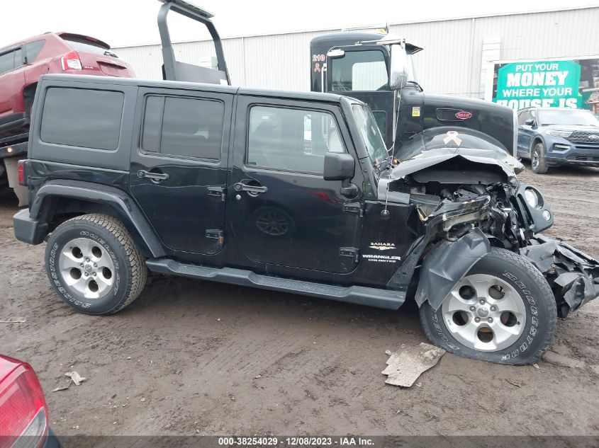 2015 JEEP WRANGLER UNLIMITED SAHARA - 1C4BJWEG9FL730804