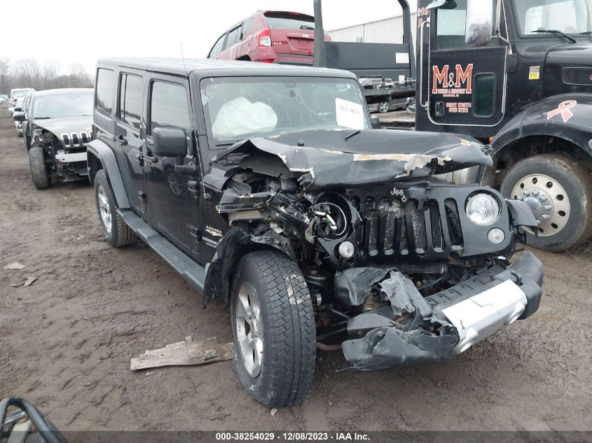 2015 JEEP WRANGLER UNLIMITED SAHARA - 1C4BJWEG9FL730804