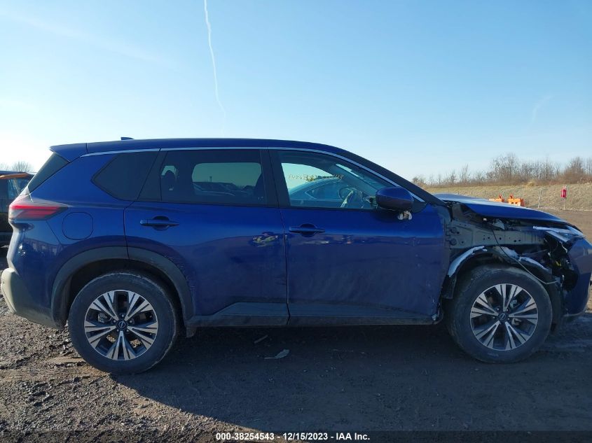 VIN 5N1BT3BA1PC822222 2023 NISSAN ROGUE SV FWD
