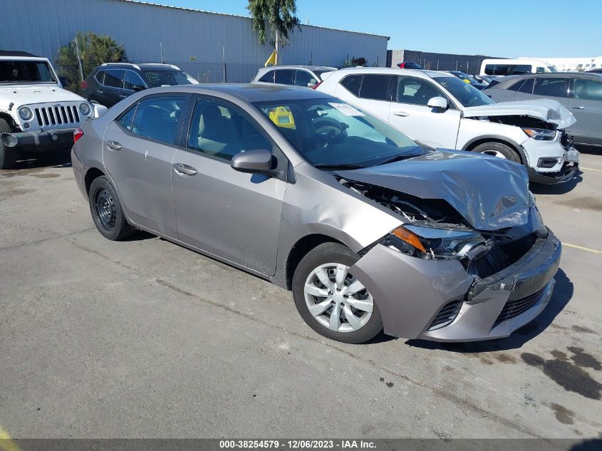 2015 TOYOTA COROLLA LE - 2T1BURHE0FC287212