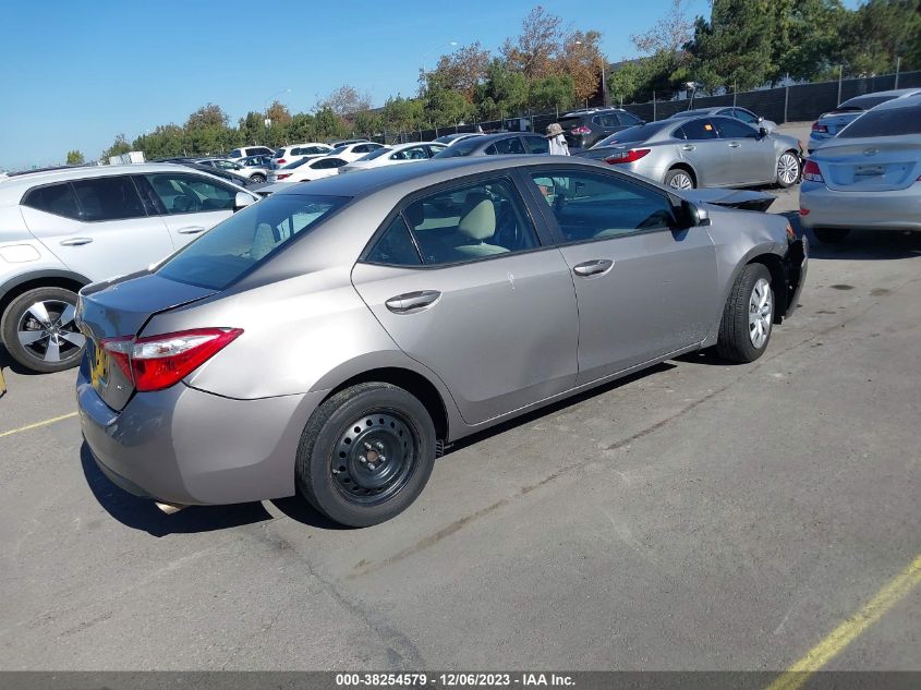 2015 TOYOTA COROLLA LE - 2T1BURHE0FC287212