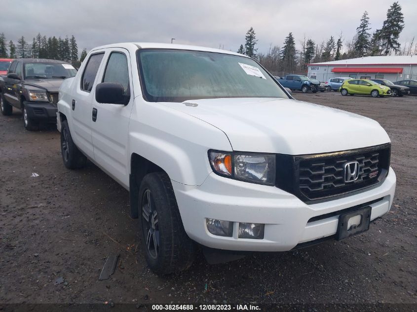 2014 HONDA RIDGELINE SPORT - 5FPYK1F75EB003306