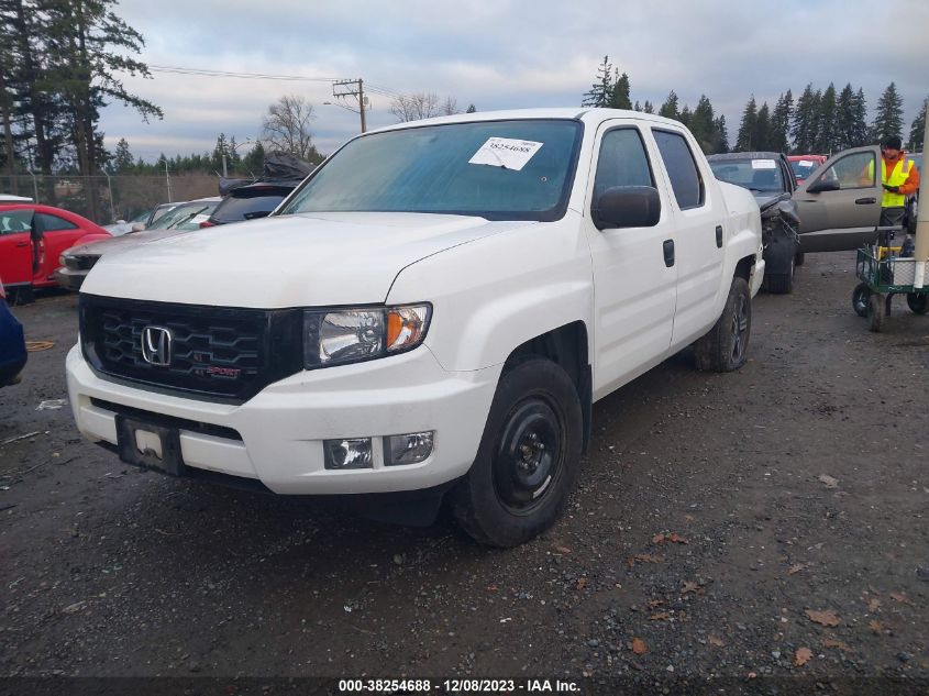 2014 HONDA RIDGELINE SPORT - 5FPYK1F75EB003306