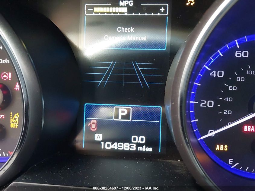 2016 SUBARU OUTBACK 2.5I LIMITED - 4S4BSANC1G3290555