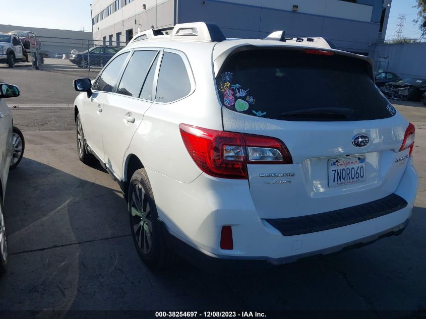2016 SUBARU OUTBACK 2.5I LIMITED - 4S4BSANC1G3290555