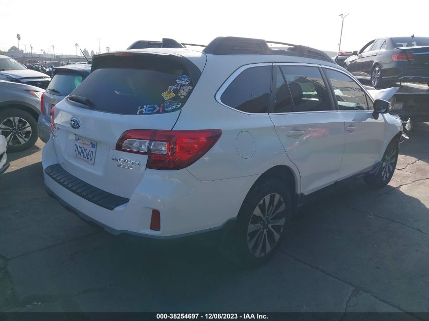 2016 SUBARU OUTBACK 2.5I LIMITED - 4S4BSANC1G3290555