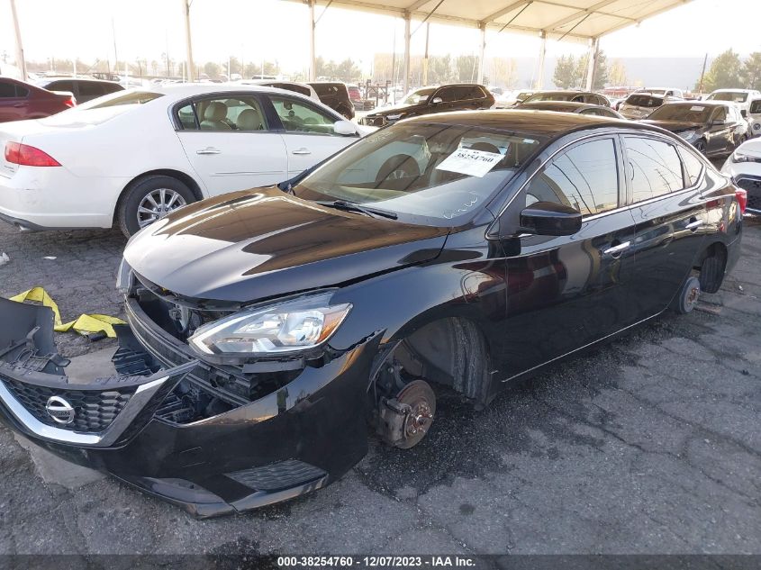VIN 3N1AB7AP1KY237515 2019 NISSAN SENTRA SV