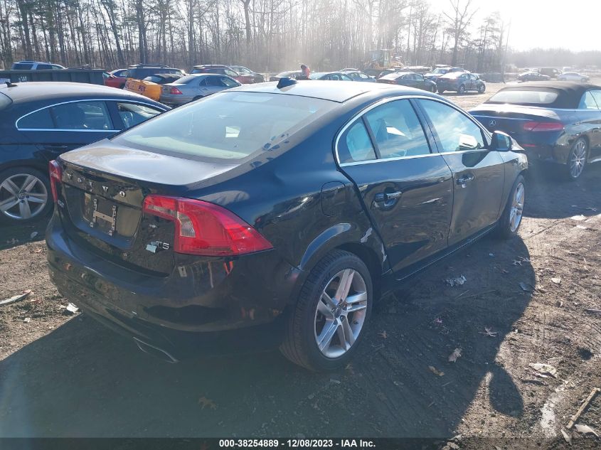 2014 VOLVO S60 T5/T5 PLATINUM/T5 PREMIER/T5 PREMIER PLUS - YV1612FS9E1294019