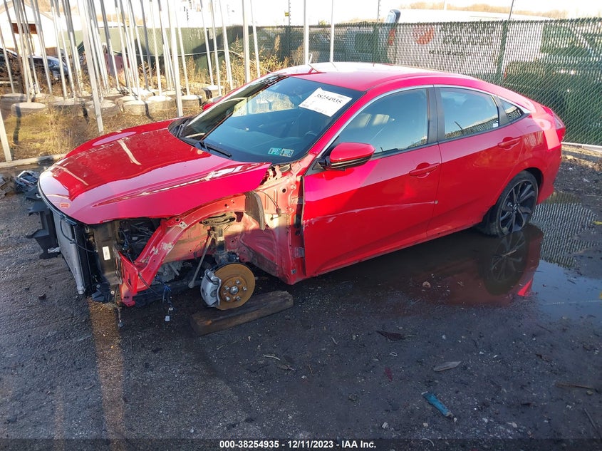 VIN 2HGFC2F86LH549956 2020 HONDA CIVIC SPORT
