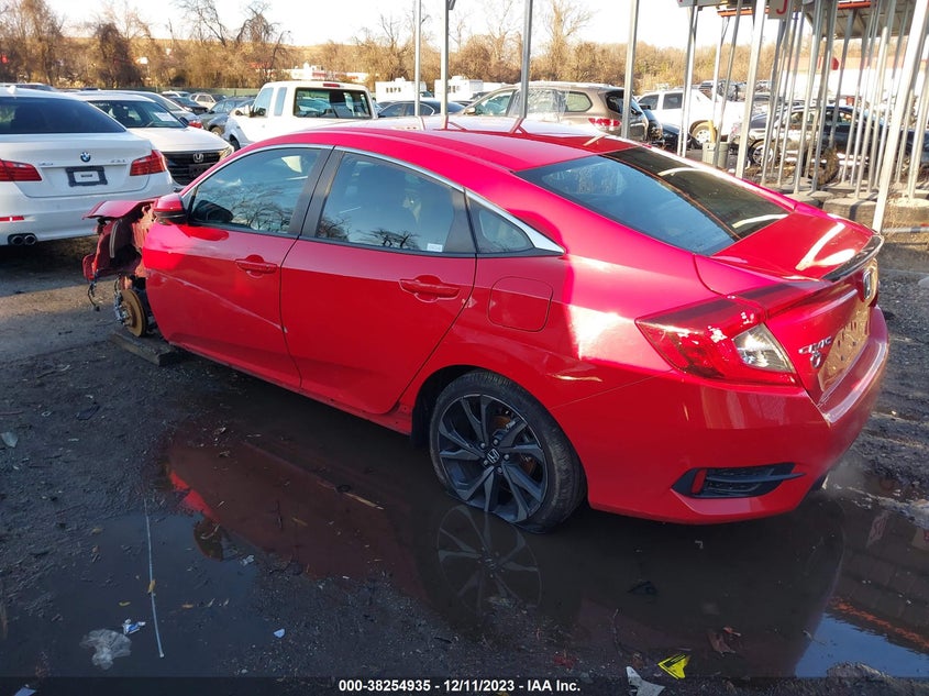 VIN 2HGFC2F86LH549956 2020 HONDA CIVIC SPORT