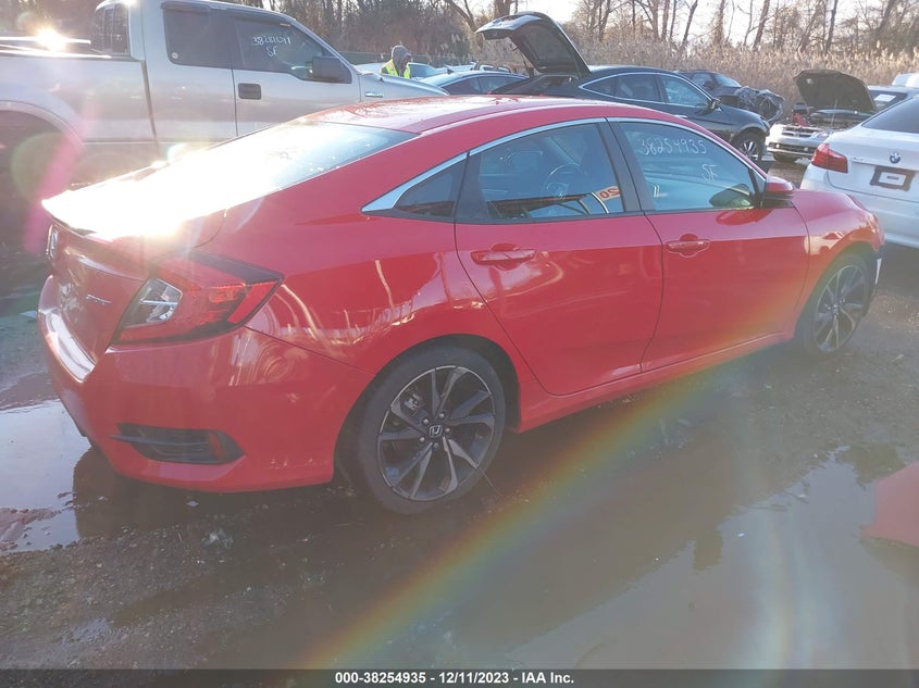 VIN 2HGFC2F86LH549956 2020 HONDA CIVIC SPORT