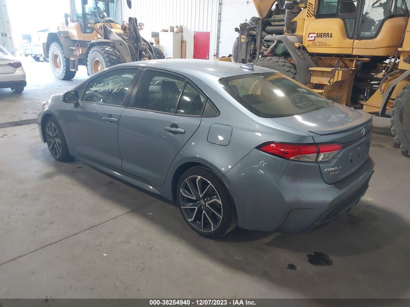 VIN JTDP4MCE7NJ089987 2022 TOYOTA COROLLA SE