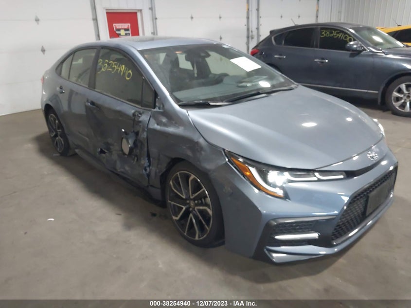 VIN JTDP4MCE7NJ089987 2022 TOYOTA COROLLA SE