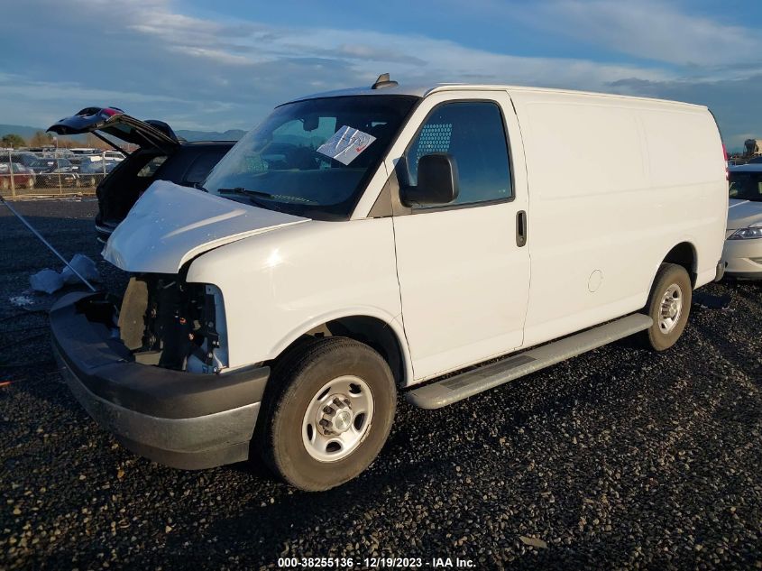 2021 CHEVROLET EXPRESS CARGO RWD 2500 REGULAR WHEELBASE WT 1GCWGAFP3M1238795