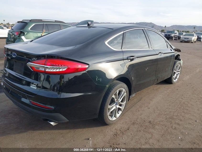 VIN 3FA6P0CD3KR181284 2019 FORD FUSION SEL