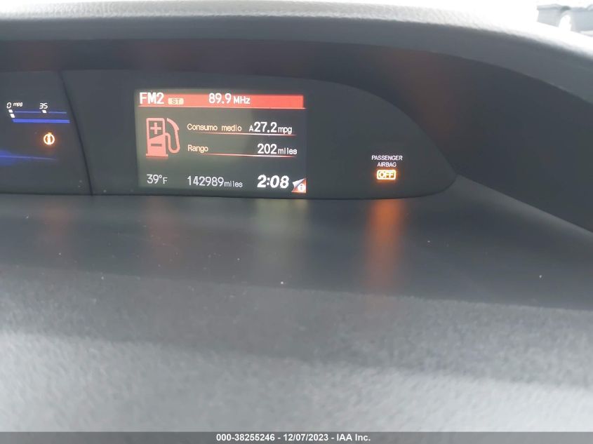 2013 HONDA CIVIC SDN EX-L - 2HGFB2F96DH503802