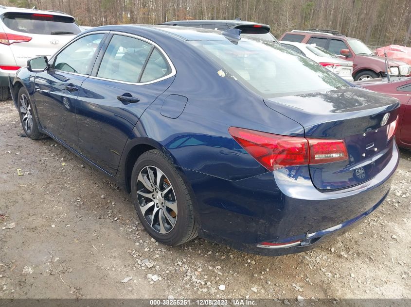 2017 ACURA TLX TECHNOLOGY PACKAGE - 19UUB1F50HA003539