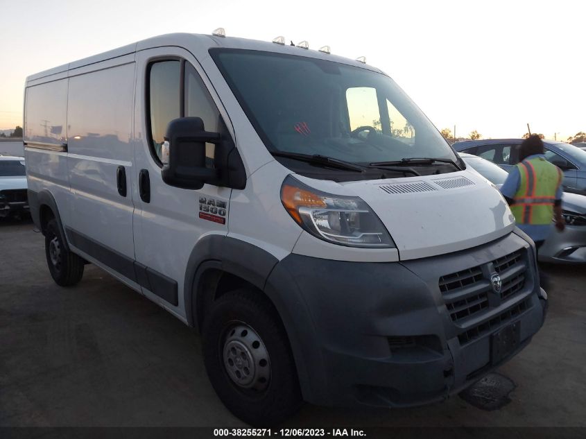 2017 RAM PROMASTER 1500 LOW ROOF 136" WB - 3C6TRVAG0HE521788