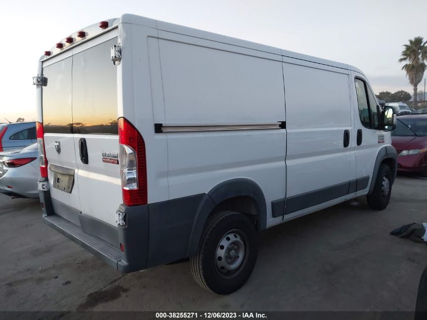 2017 RAM PROMASTER 1500 LOW ROOF 136" WB - 3C6TRVAG0HE521788