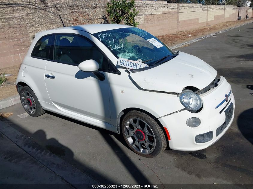 2015 FIAT 500 SPORT - 3C3CFFBR5FT615783