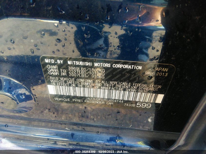 2014 MITSUBISHI LANCER ES - JA32U2FU7EU004144