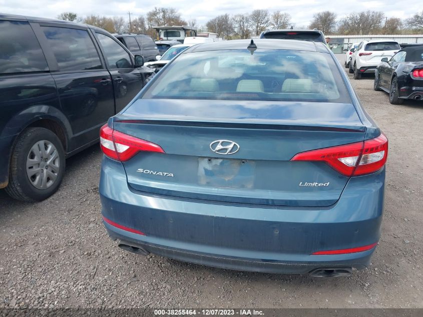 2015 HYUNDAI SONATA LIMITED - 5NPE34AF5FH077465