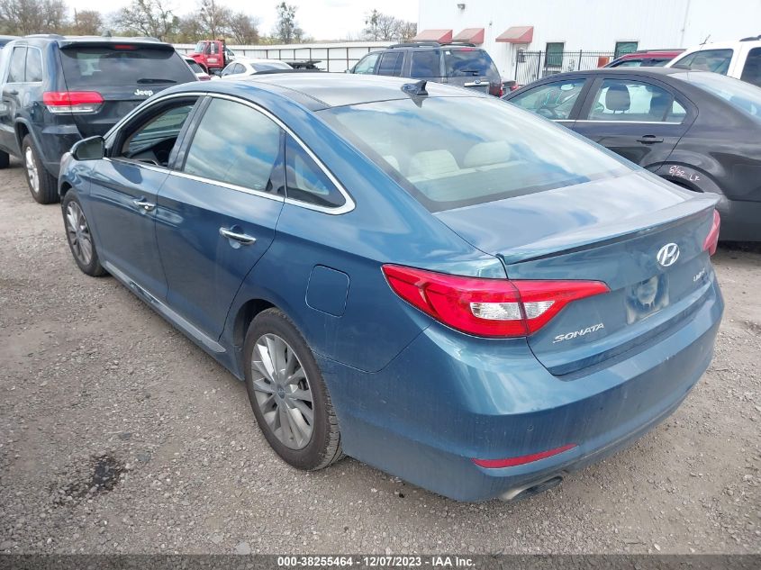 2015 HYUNDAI SONATA LIMITED - 5NPE34AF5FH077465