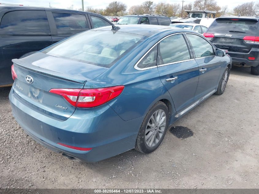 2015 HYUNDAI SONATA LIMITED - 5NPE34AF5FH077465