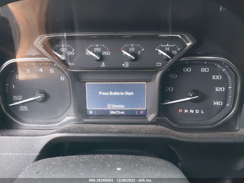 2021 GMC SIERRA 1500 4WD  SHORT BOX ELEVATION - 3GTU9CED9MG461770