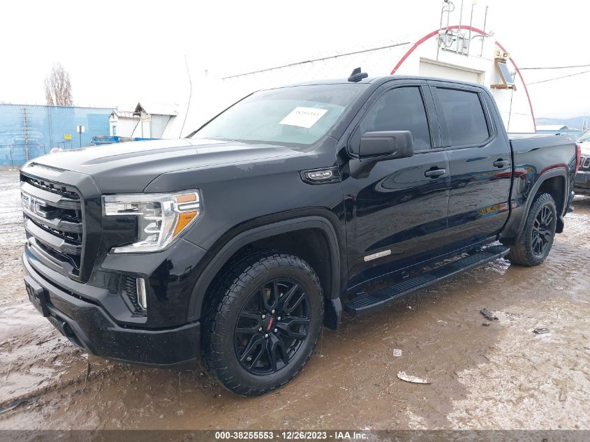 2021 GMC SIERRA 1500 4WD  SHORT BOX ELEVATION - 3GTU9CED9MG461770
