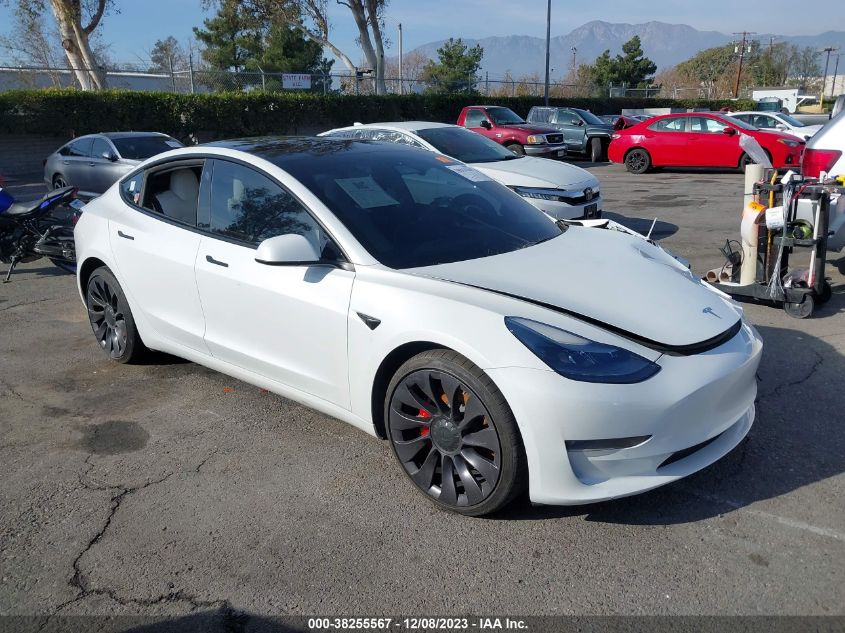 5YJ3E1EC6MF030151 TESLA MODEL 3 PERFORMANCE DUAL MOTOR 2021