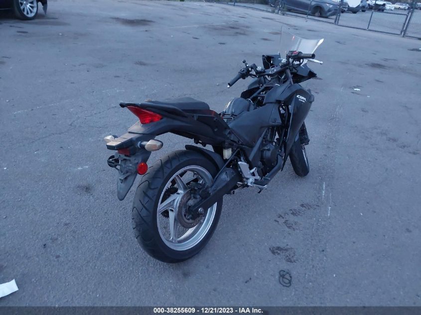 2012 HONDA CBR250 R MLHMC4109C5205870