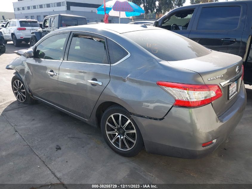 2015 NISSAN SENTRA SR/SL/S/SV/FE+ S - 3N1AB7AP3FY224836