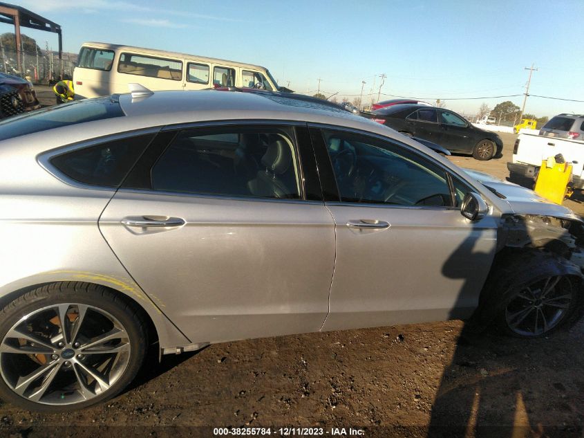 2019 FORD FUSION TITANIUM - 3FA6P0D96KR226437