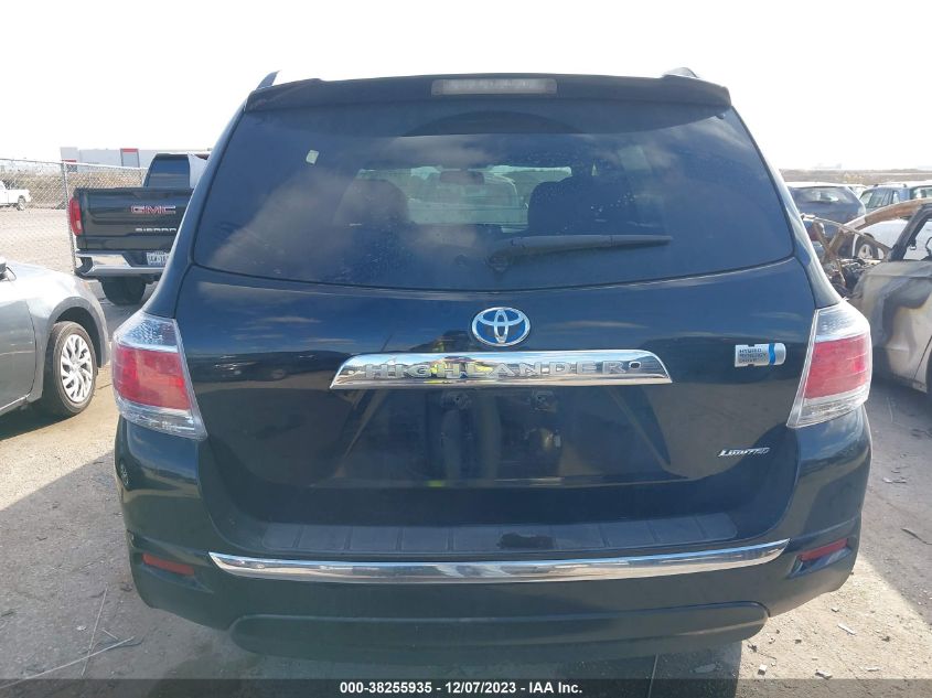 2013 TOYOTA HIGHLANDER HYBRID LIMITED V6 - JTEDC3EH7D2016548