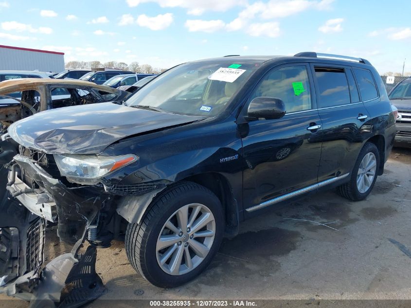 2013 TOYOTA HIGHLANDER HYBRID LIMITED V6 - JTEDC3EH7D2016548