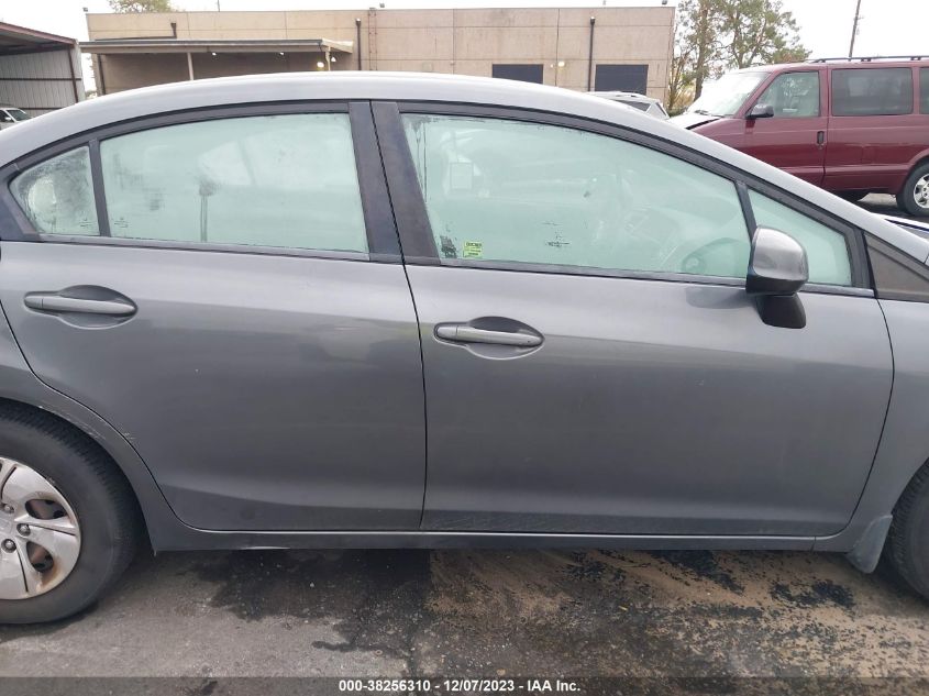 2013 HONDA CIVIC LX - 19XFB2F59DE239529