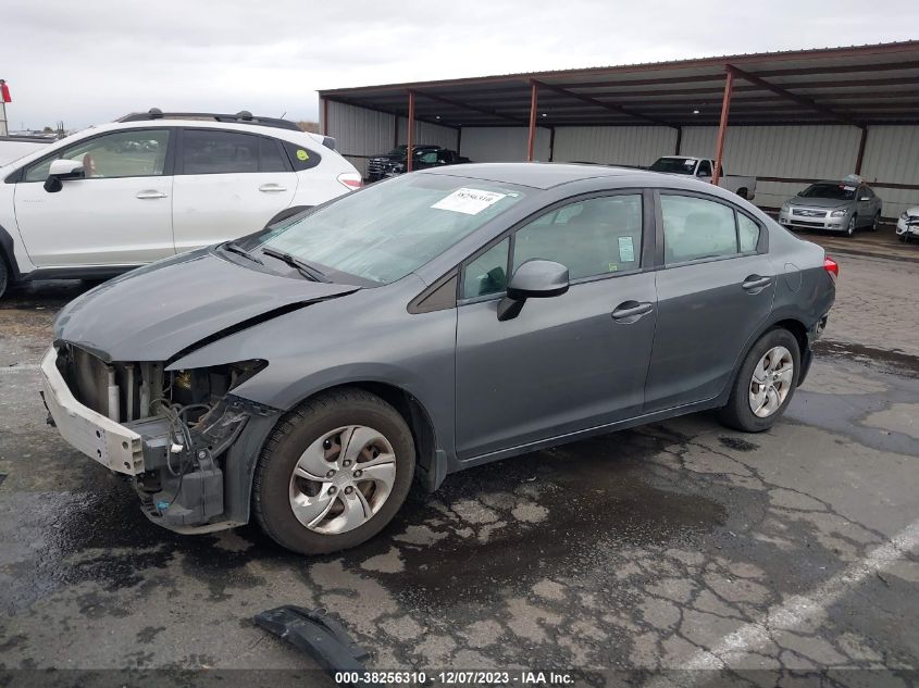 2013 HONDA CIVIC LX - 19XFB2F59DE239529