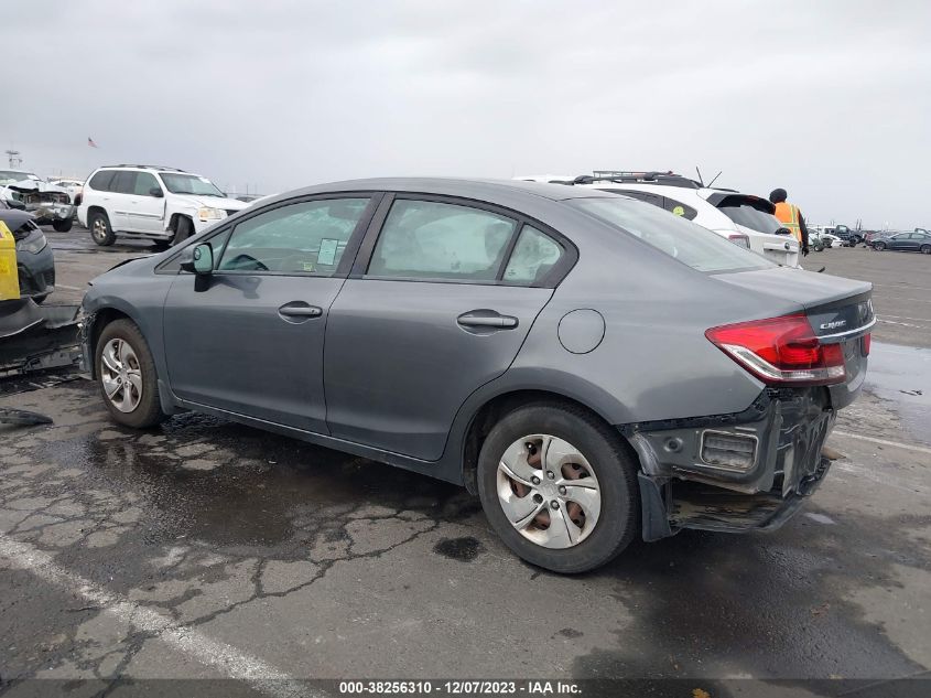 2013 HONDA CIVIC LX - 19XFB2F59DE239529